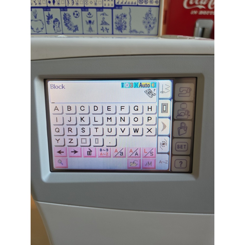 Janome Memory Craft 9700 Computerized Sewing Embroidery Machine With Hoops - Picture 10 of 16